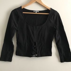 SOLD Charlotte Russe Long Sleeve Crop Top